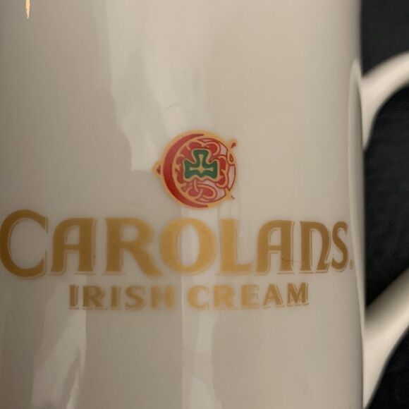 Carolans Irish Cream 10 Oz  Irish Whiskey Cocktail Gold Ivory Porcelain Mug - Picture 4 of 6